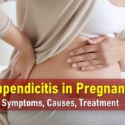 appendicitis pregnancy symptoms first trimester, third trimester, pain location